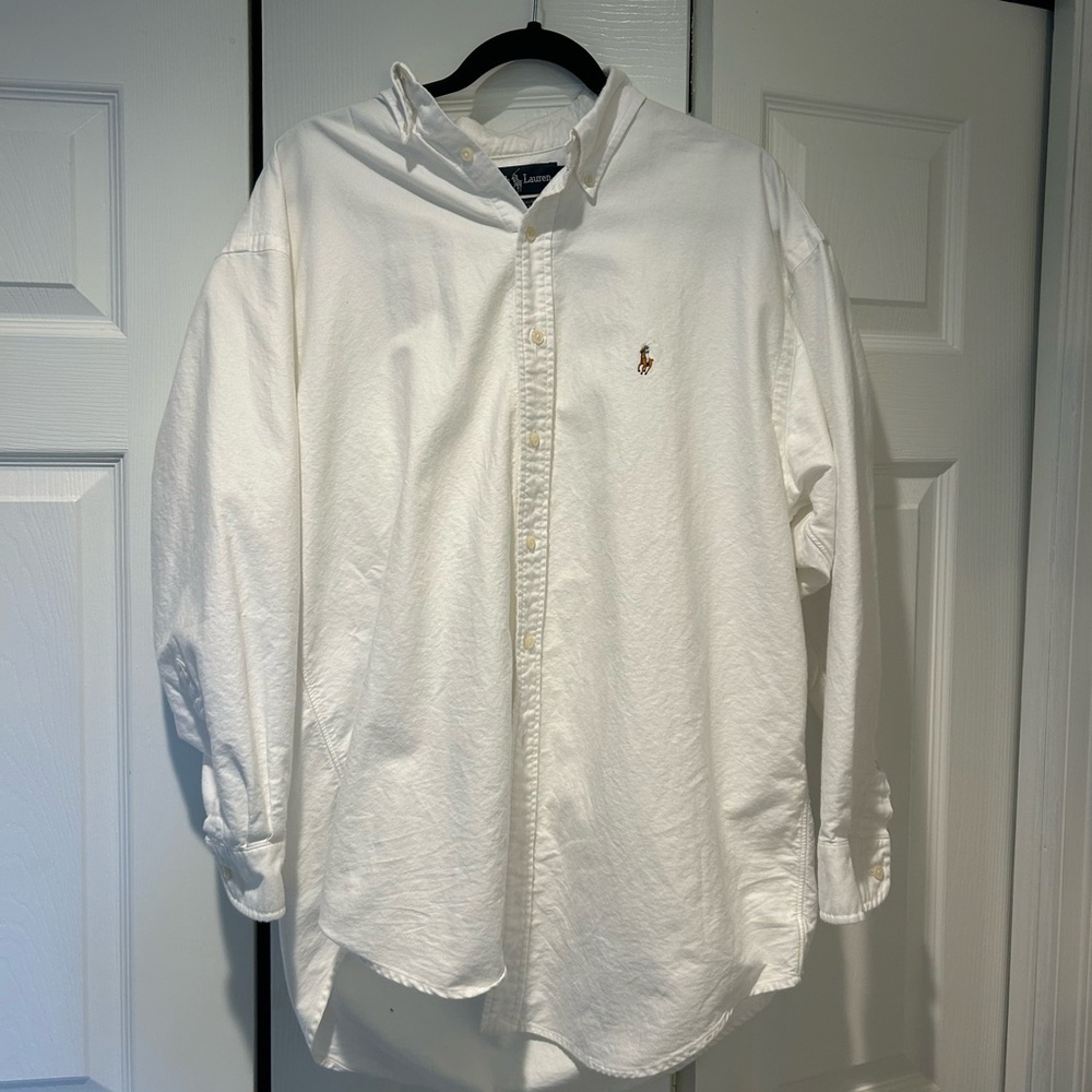 Polo Ralph Lauren White Button Up Shirt